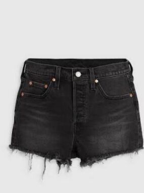 Levi’s 501 Black Denim Cutoff Women's Shorts